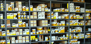 One of our Parts shelves
